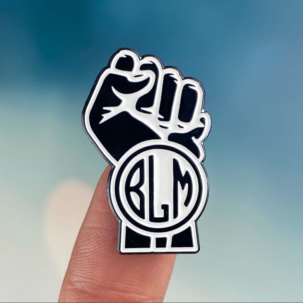 BLM Fist Enamel Pin/ Brooch Lapel